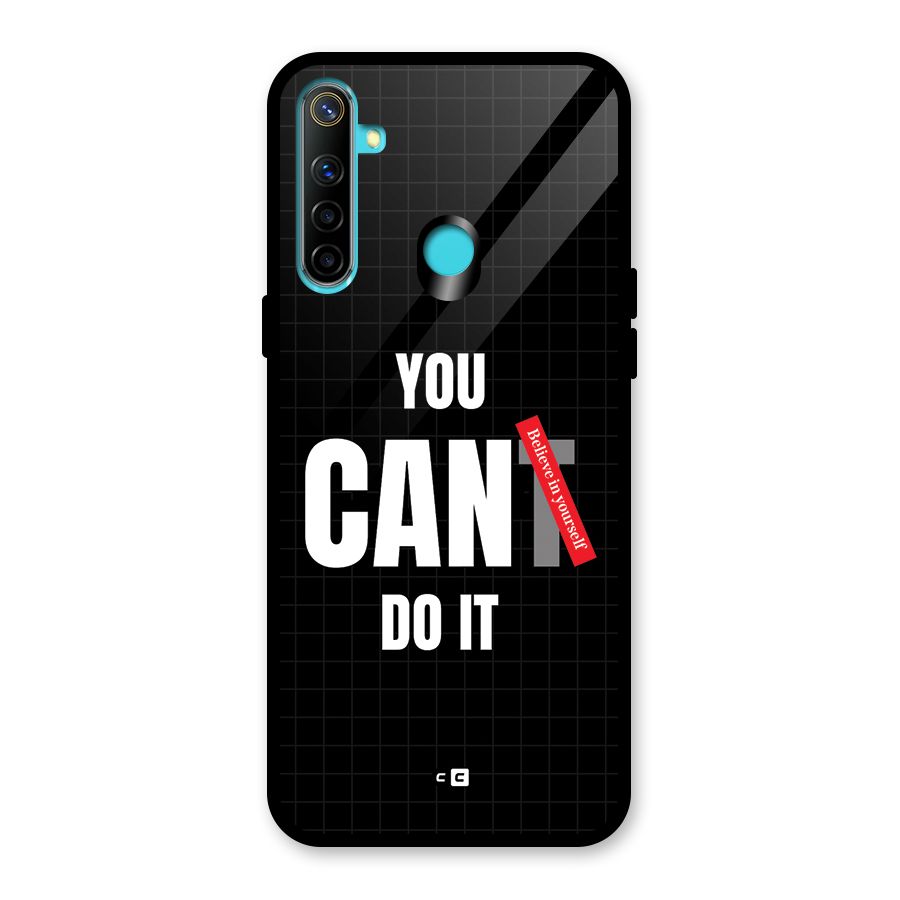You Can Do It Glass Back Case for Realme Narzo 10
