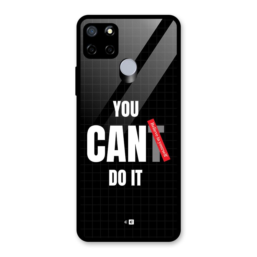 You Can Do It Glass Back Case for Realme Narzo 20