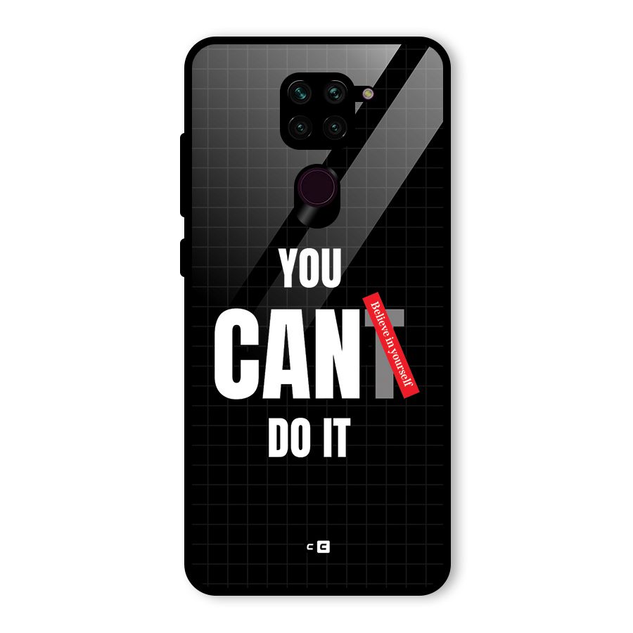 You Can Do It Glass Back Case for Redmi Note 9