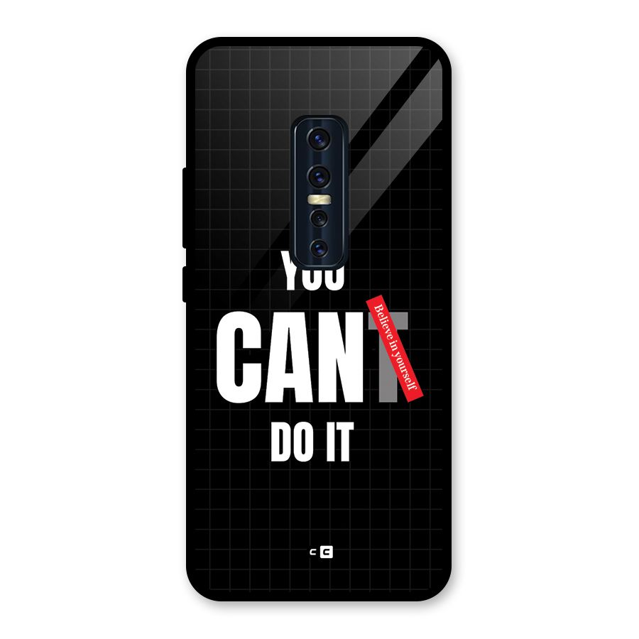 You Can Do It Glass Back Case for Vivo V17 Pro
