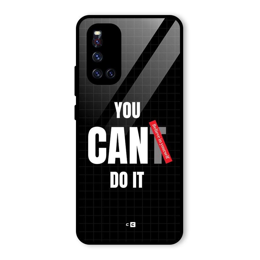 You Can Do It Glass Back Case for Vivo V19