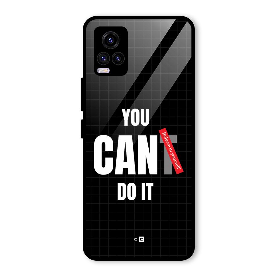 You Can Do It Glass Back Case for Vivo V20 2021