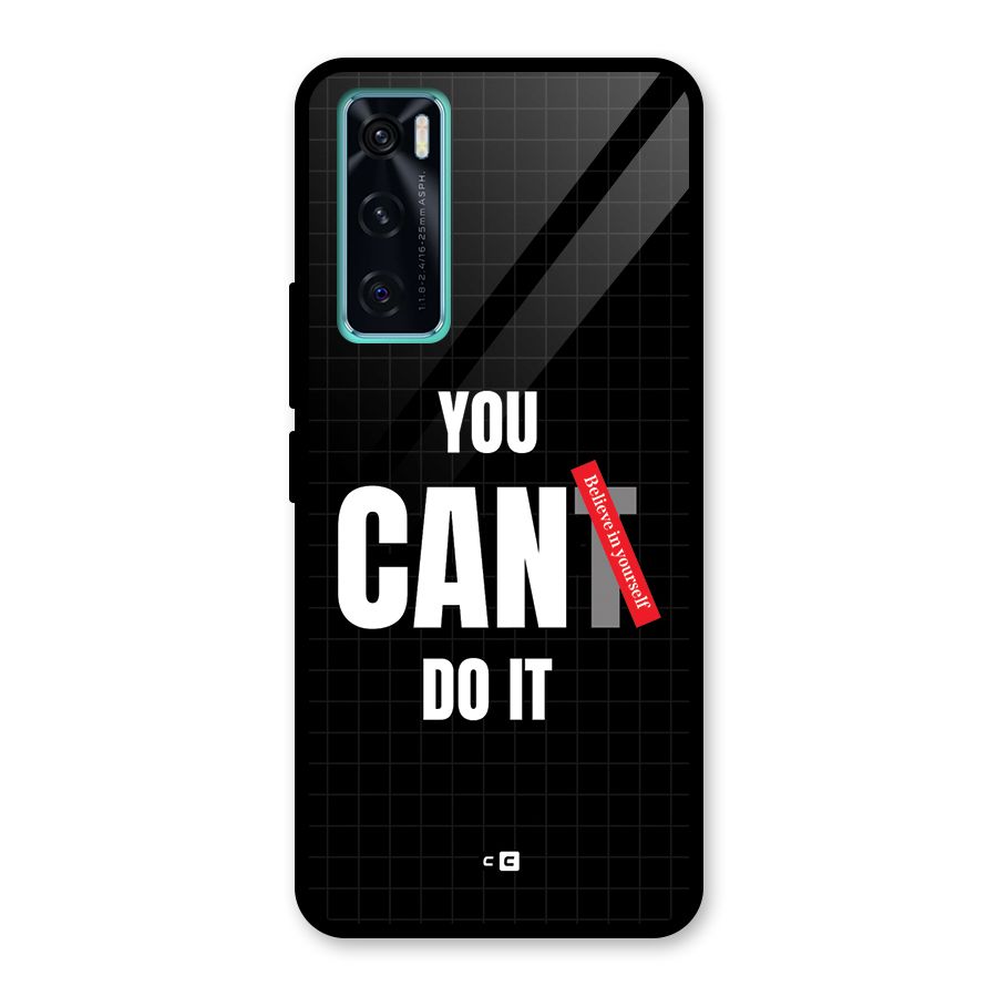 You Can Do It Glass Back Case for Vivo V20 SE