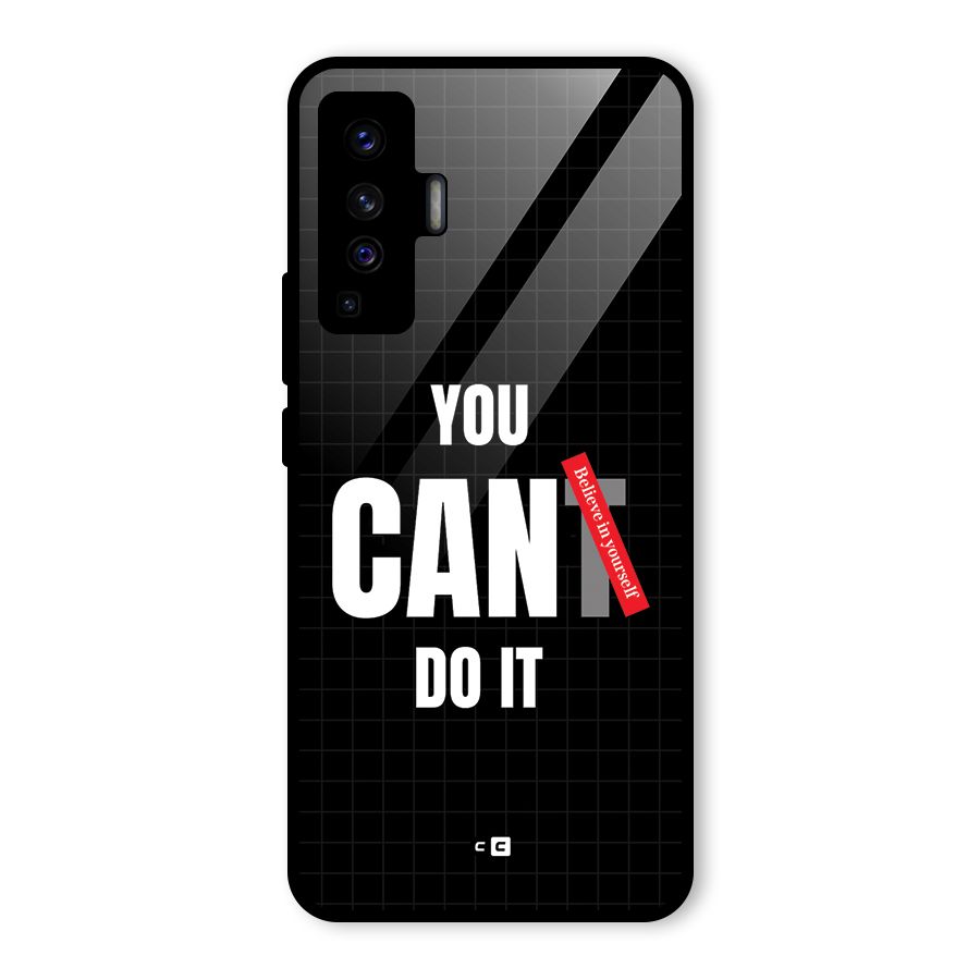You Can Do It Glass Back Case for Vivo X50