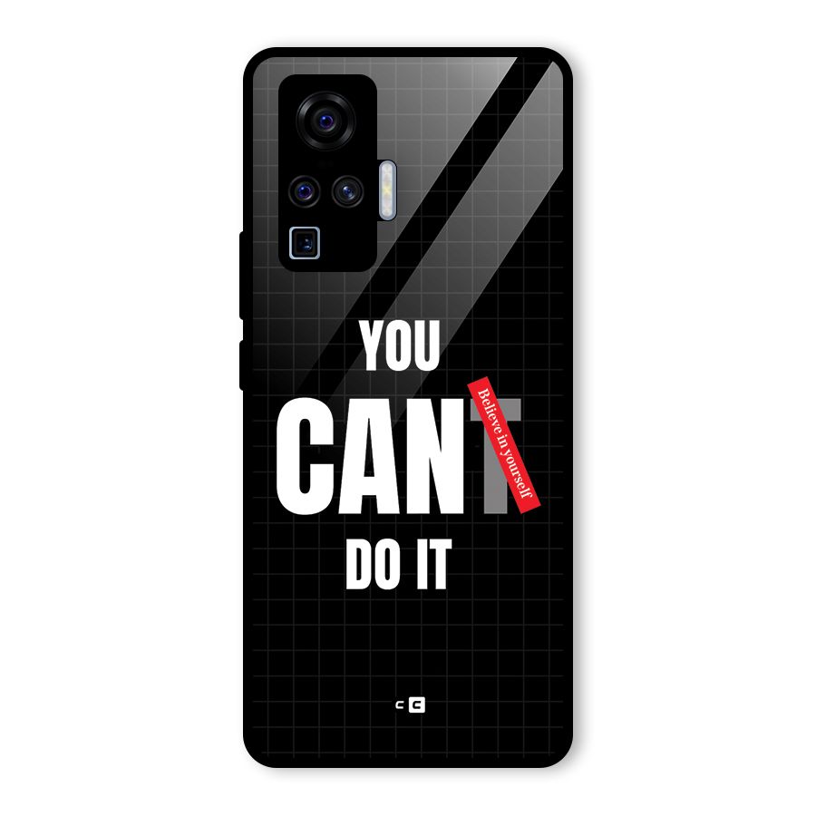 You Can Do It Glass Back Case for Vivo X50 Pro