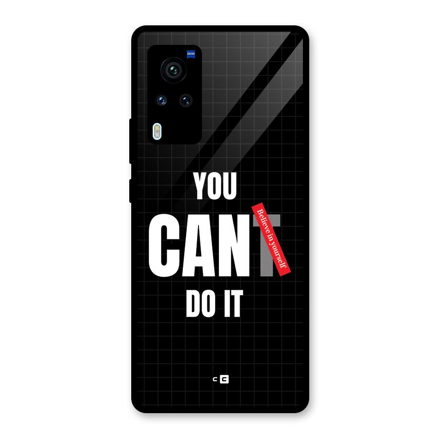 You Can Do It Glass Back Case for Vivo X60 Pro