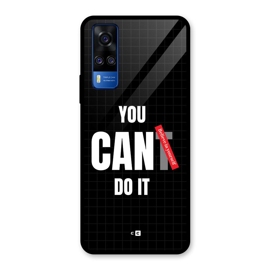 You Can Do It Glass Back Case for Vivo Y31