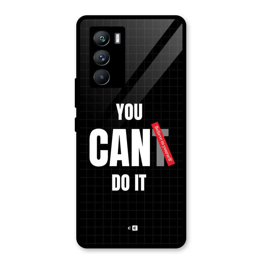 You Can Do It Glass Back Case for Vivo iQOO 9 SE