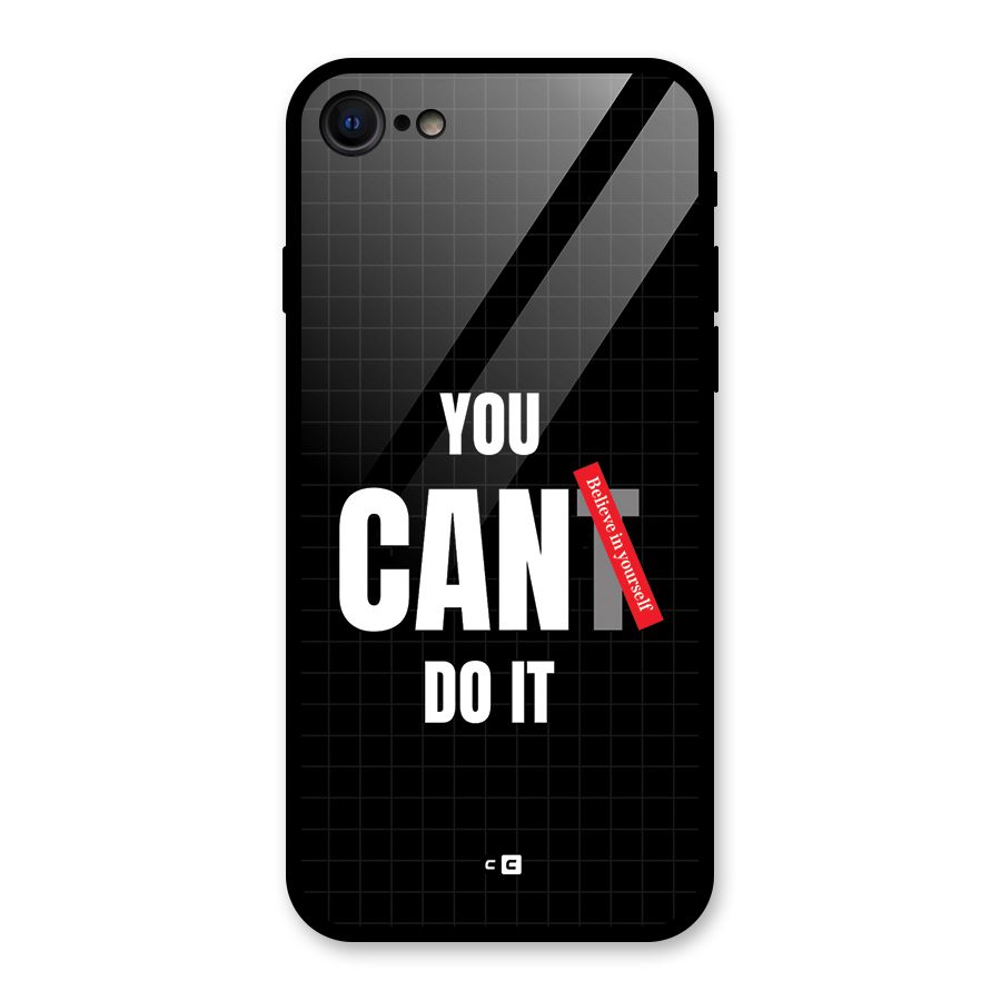 You Can Do It Glass Back Case for iPhone SE 2022