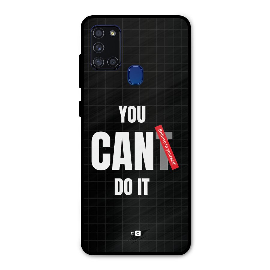 You Can Do It Metal Back Case for Galaxy A21s