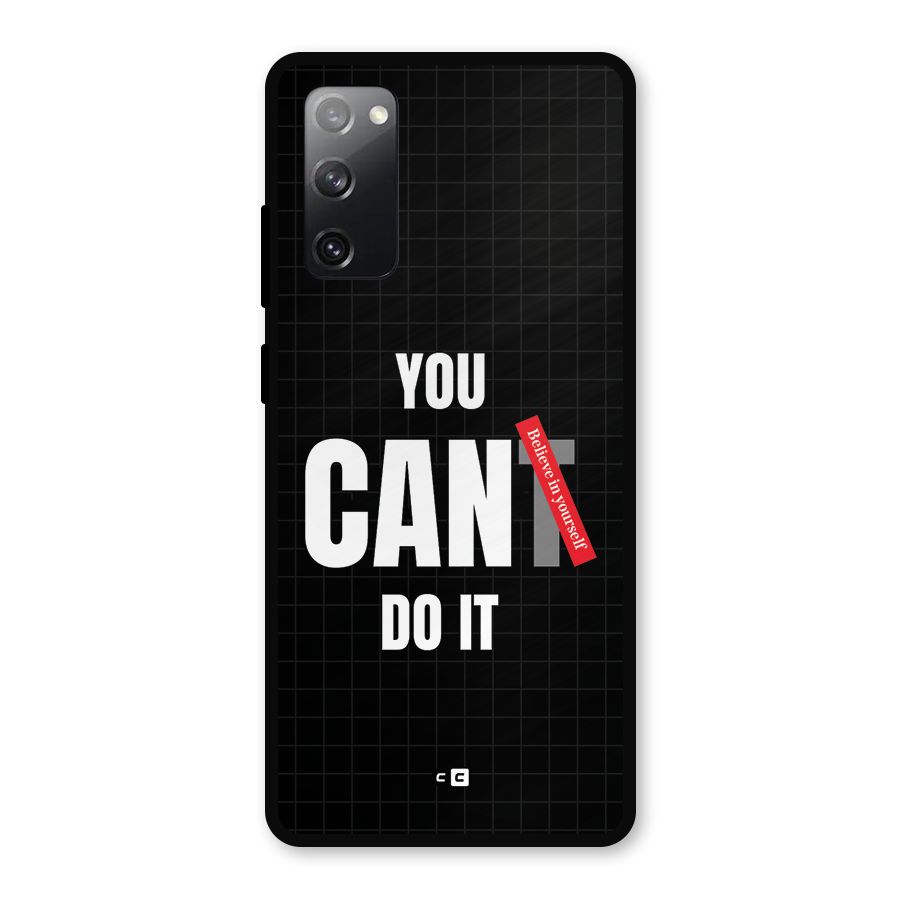 You Can Do It Metal Back Case for Galaxy S20 FE