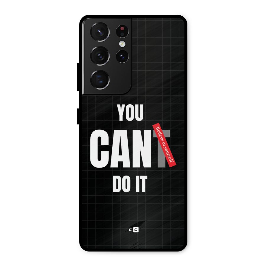 You Can Do It Metal Back Case for Galaxy S21 Ultra 5G