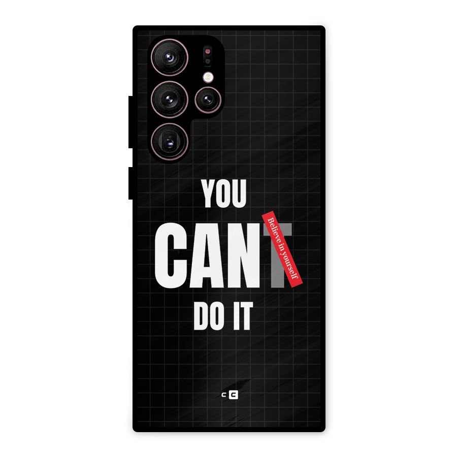 You Can Do It Metal Back Case for Galaxy S22 Ultra 5G