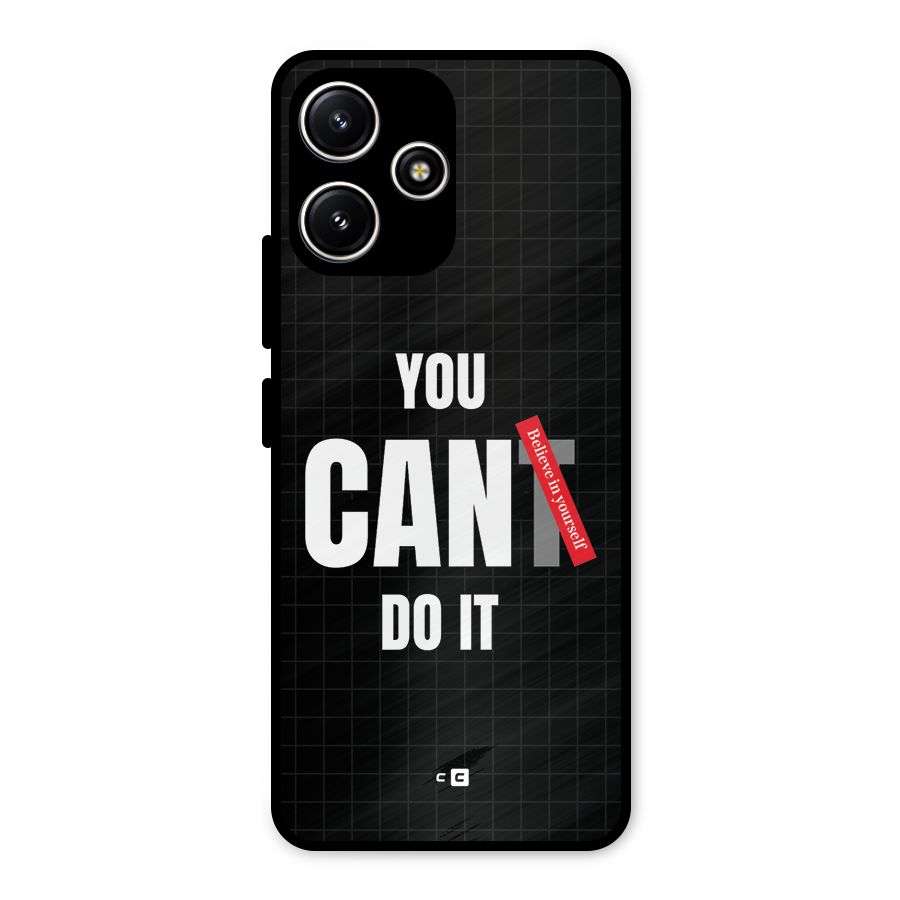 You Can Do It Metal Back Case for Poco M6 Pro