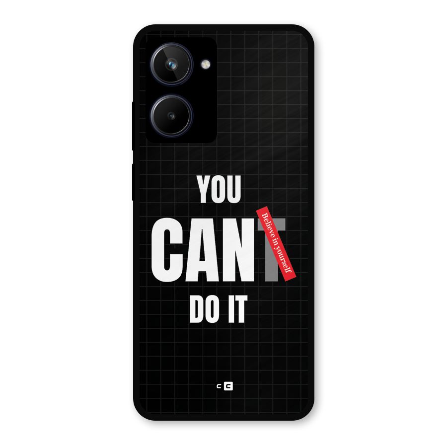 You Can Do It Metal Back Case for Realme 10