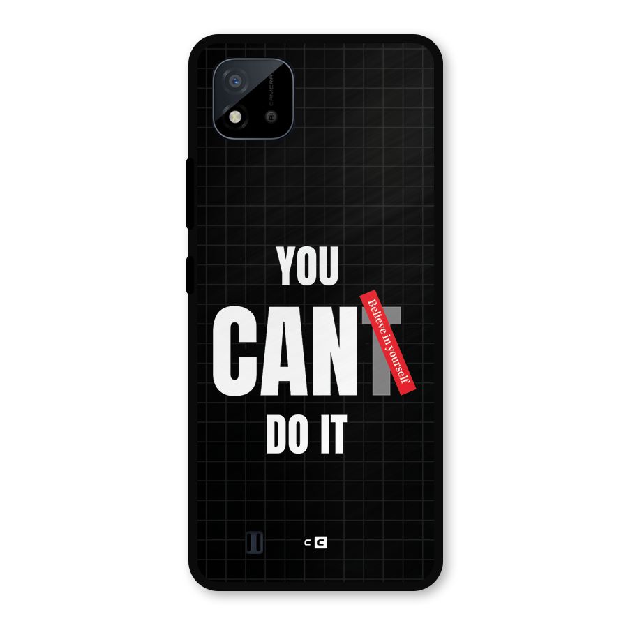 You Can Do It Metal Back Case for Realme C11 2021