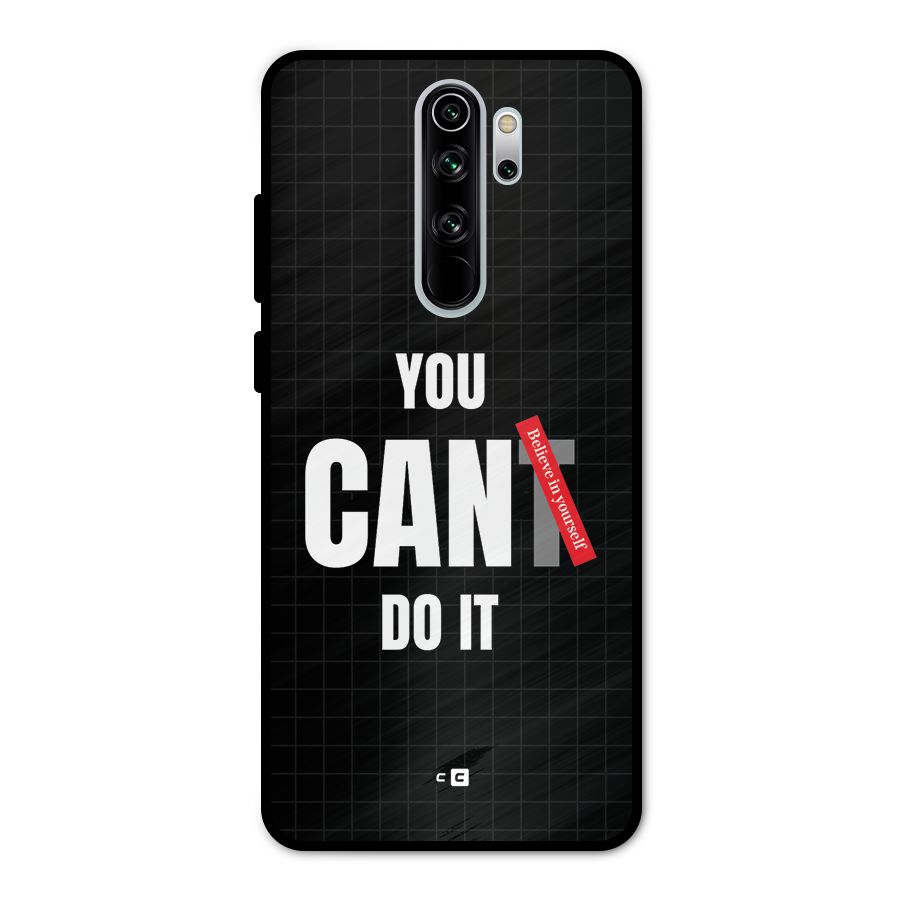 You Can Do It Metal Back Case for Redmi Note 8 Pro