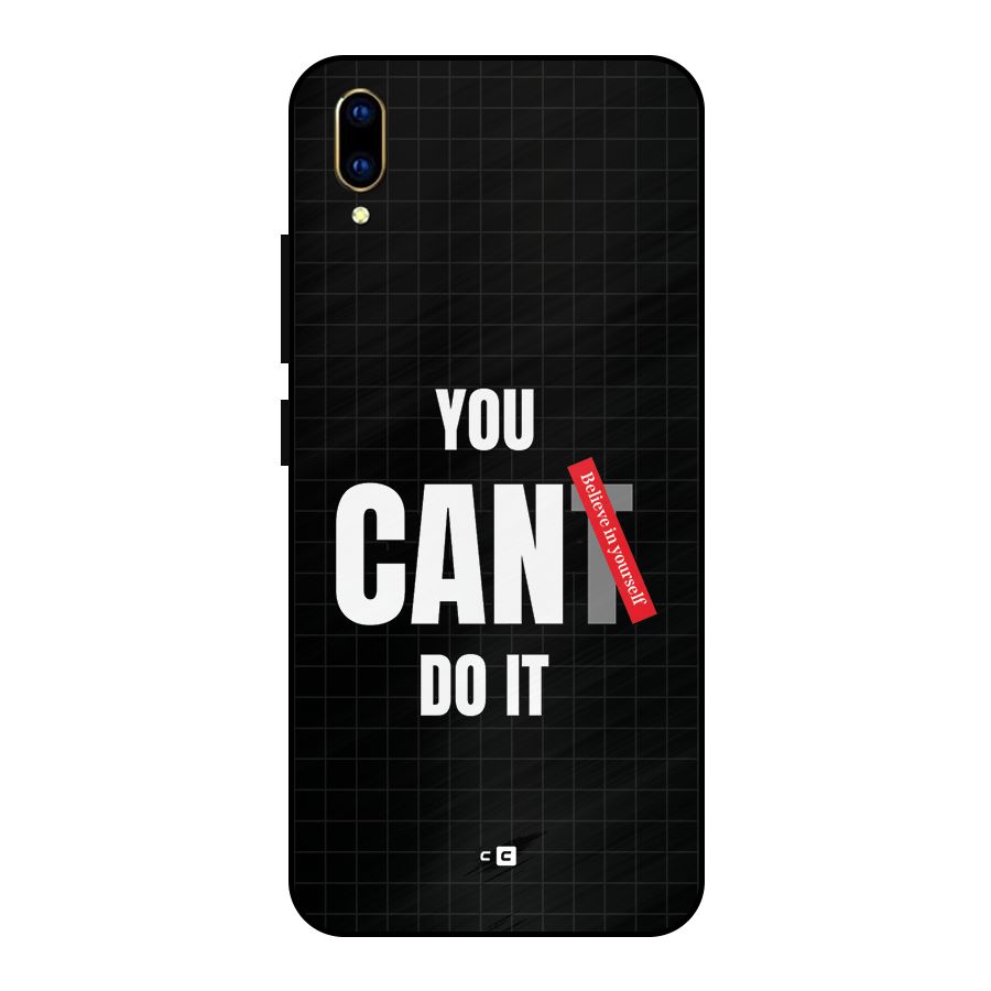 You Can Do It Metal Back Case for Vivo V11 Pro