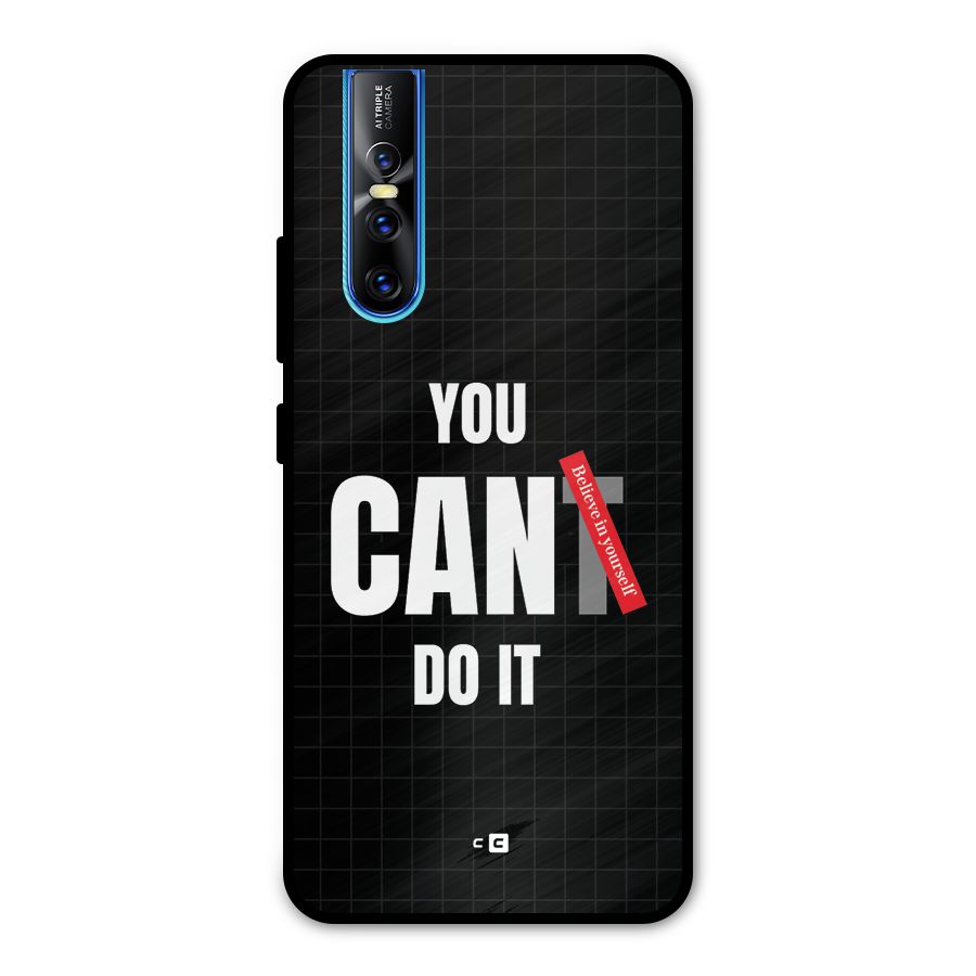 You Can Do It Metal Back Case for Vivo V15 Pro