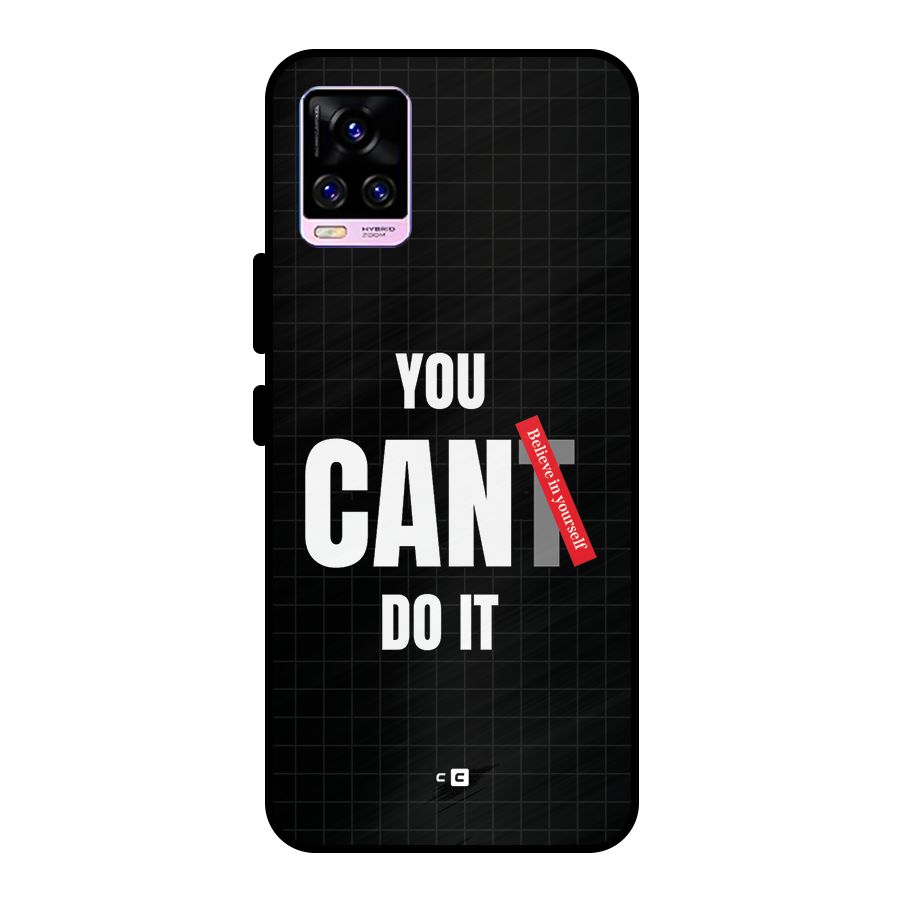You Can Do It Metal Back Case for Vivo V20 Pro