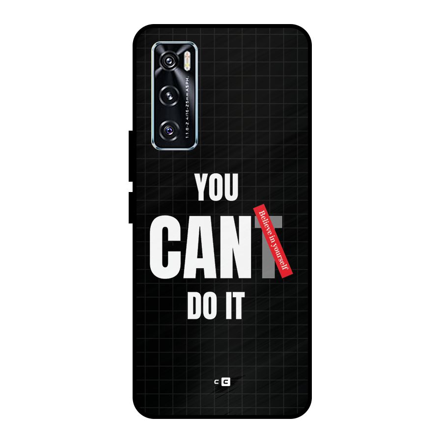 You Can Do It Metal Back Case for Vivo V20 SE