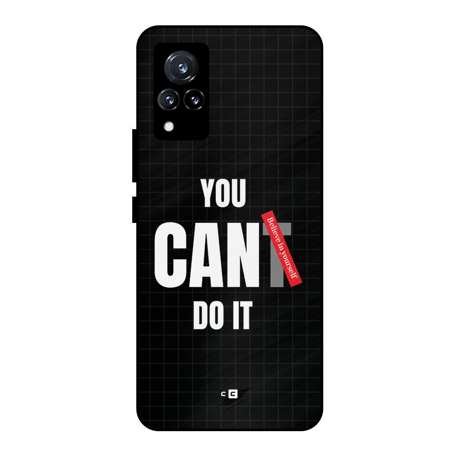 You Can Do It Metal Back Case for Vivo V21 5G