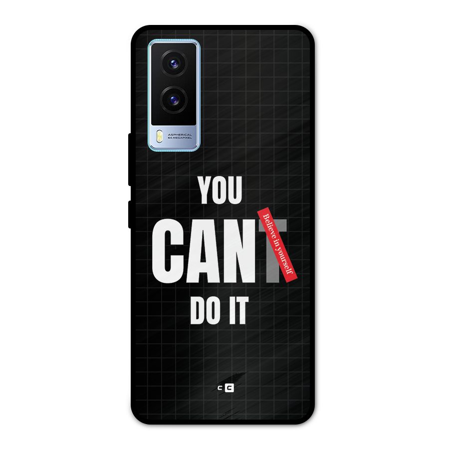 You Can Do It Metal Back Case for Vivo V21e 5G