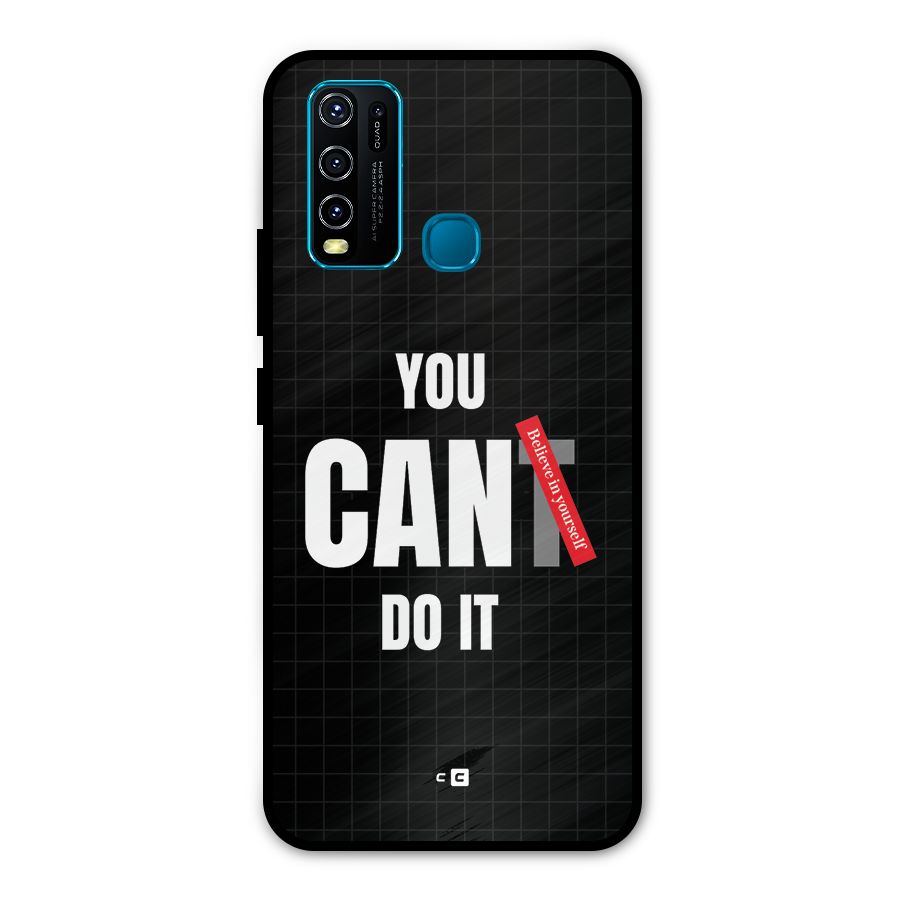 You Can Do It Metal Back Case for Vivo Y30
