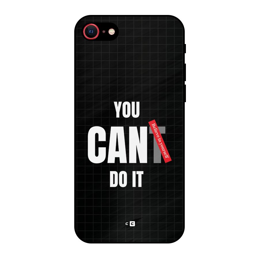 You Can Do It Metal Back Case for iPhone SE 2022