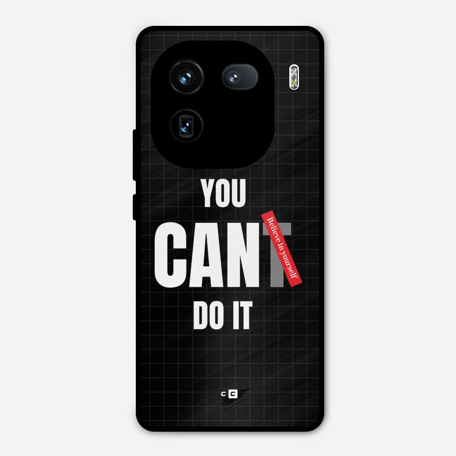 You Can Do It Metal Back Case for iQOO 12