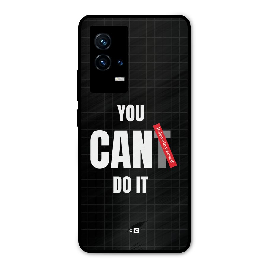 You Can Do It Metal Back Case for iQOO 9 5G