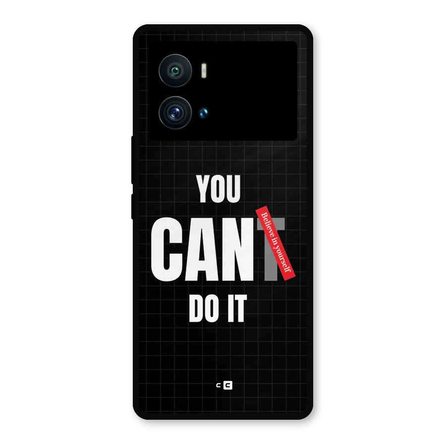 You Can Do It Metal Back Case for iQOO 9 Pro