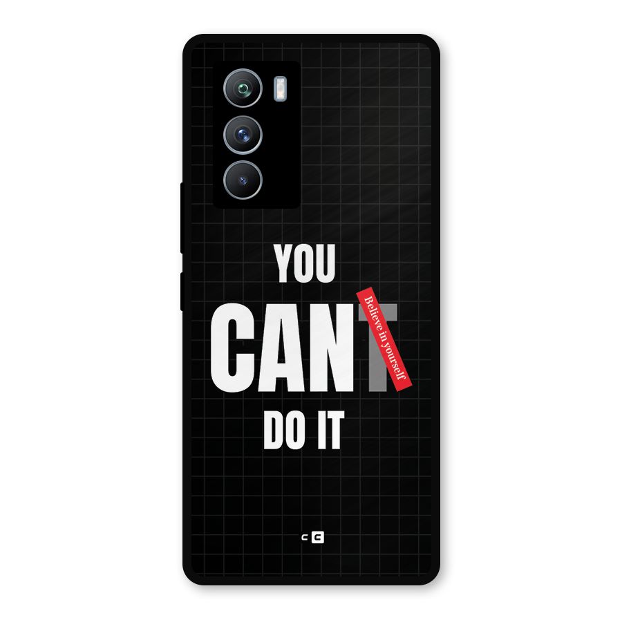 You Can Do It Metal Back Case for iQOO 9 SE