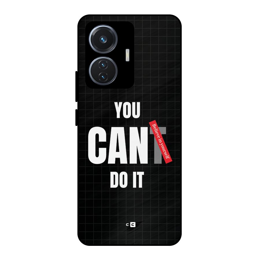 You Can Do It Metal Back Case for iQOO Z6 44W