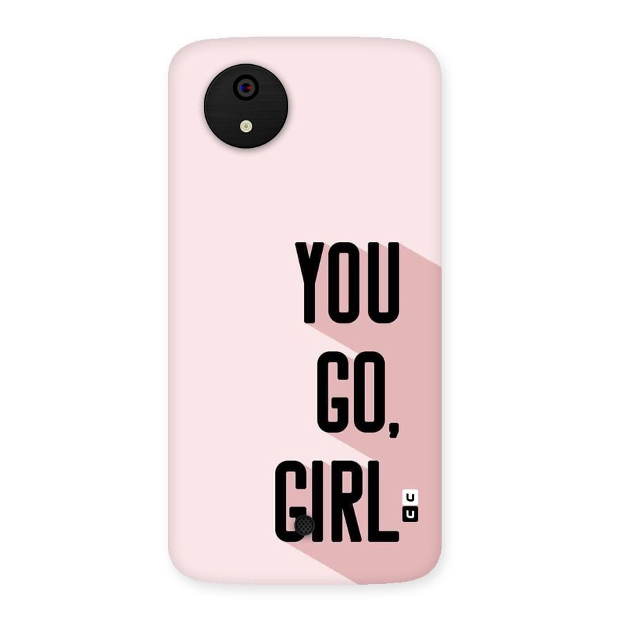 You Go Girl Shadow Back Case for Canvas A1  AQ4501