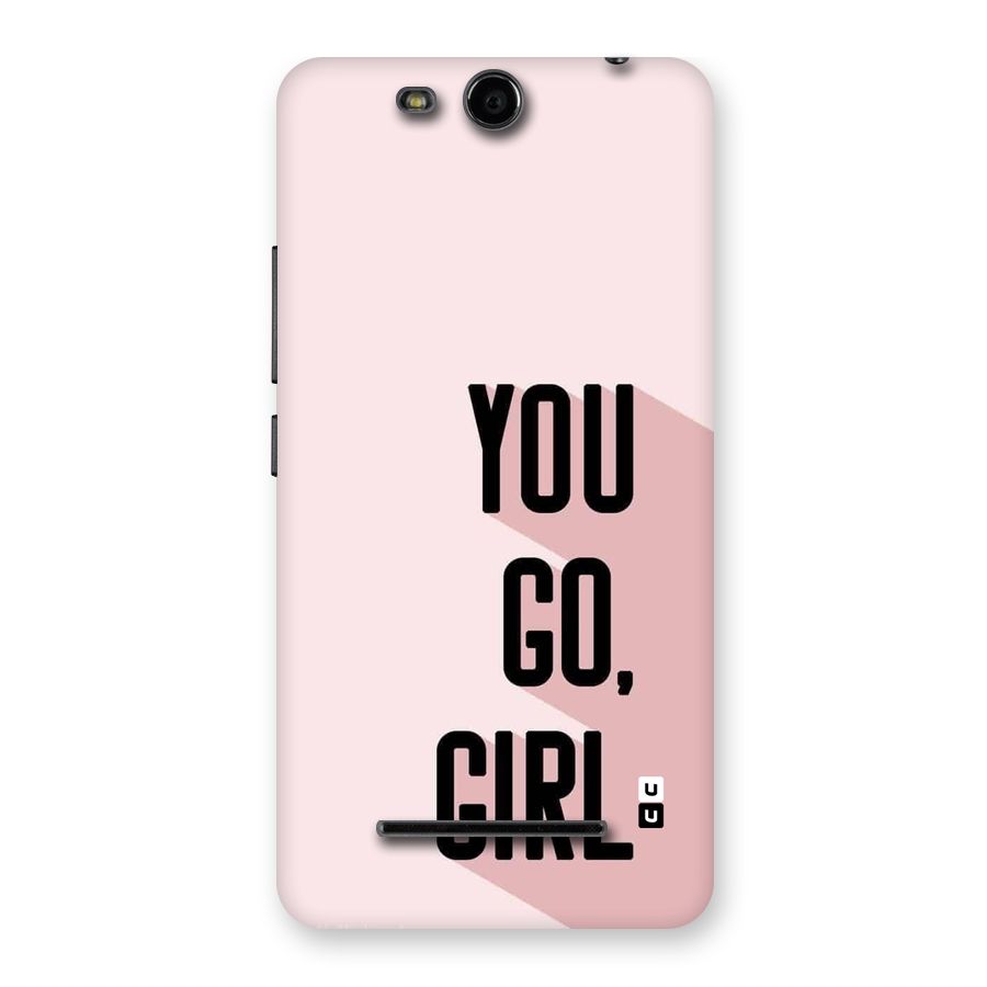 You Go Girl Shadow Back Case for Canvas Juice 3 Q392