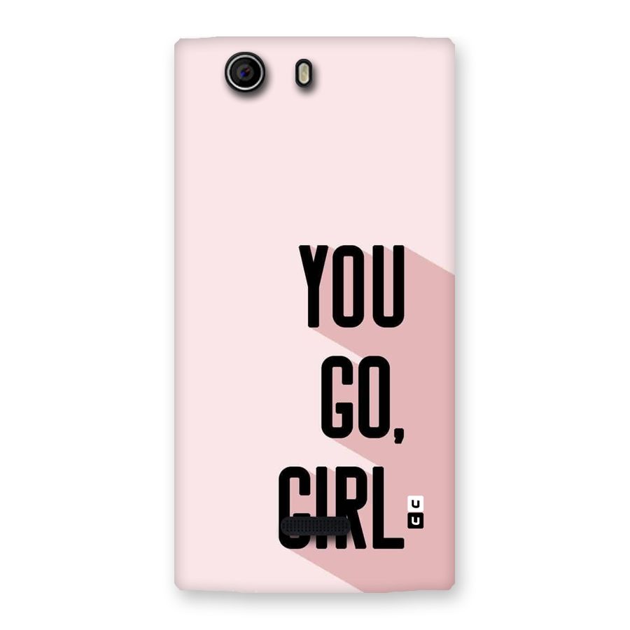 You Go Girl Shadow Back Case for Canvas Nitro 2 E311