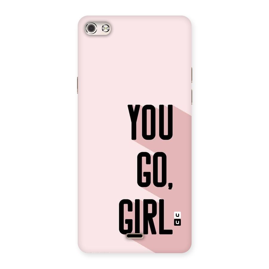 You Go Girl Shadow Back Case for Canvas Silver 5