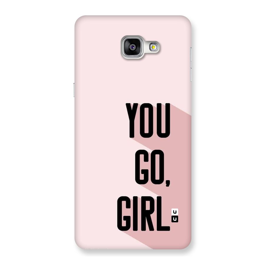 You Go Girl Shadow Back Case for Galaxy A9
