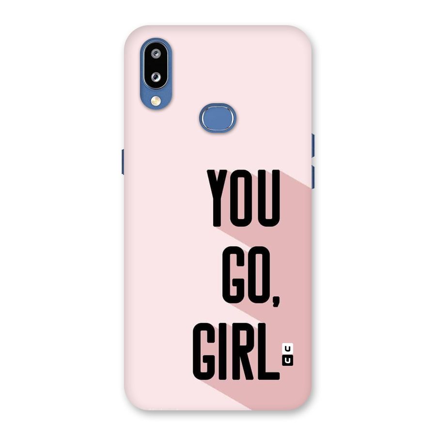 You Go Girl Shadow Back Case for Galaxy M01s