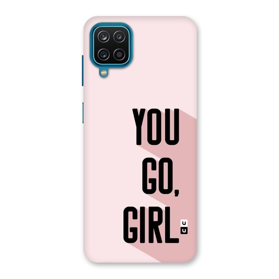 You Go Girl Shadow Back Case for Galaxy M12