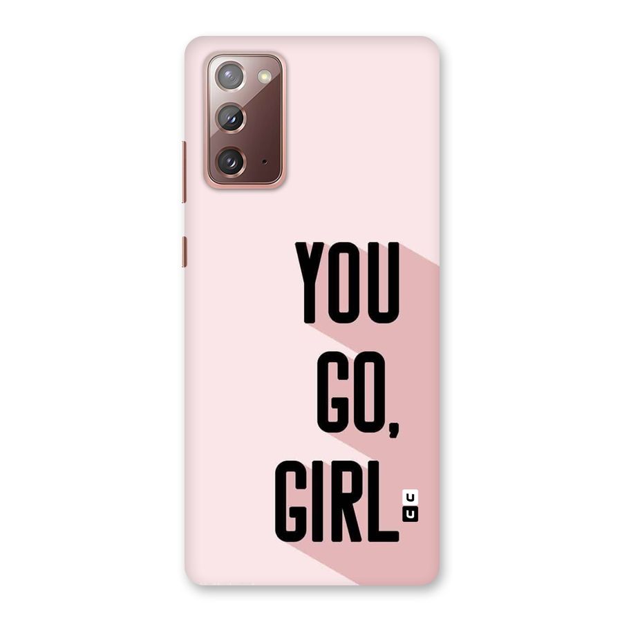 You Go Girl Shadow Back Case for Galaxy Note 20