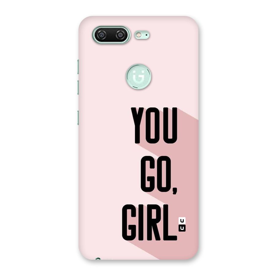You Go Girl Shadow Back Case for Gionee S10