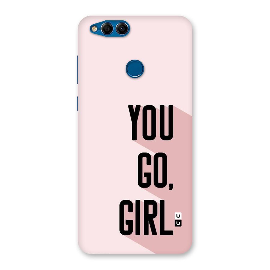 You Go Girl Shadow Back Case for Honor 7X
