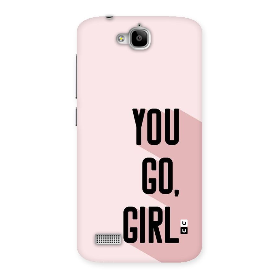 You Go Girl Shadow Back Case for Honor Holly