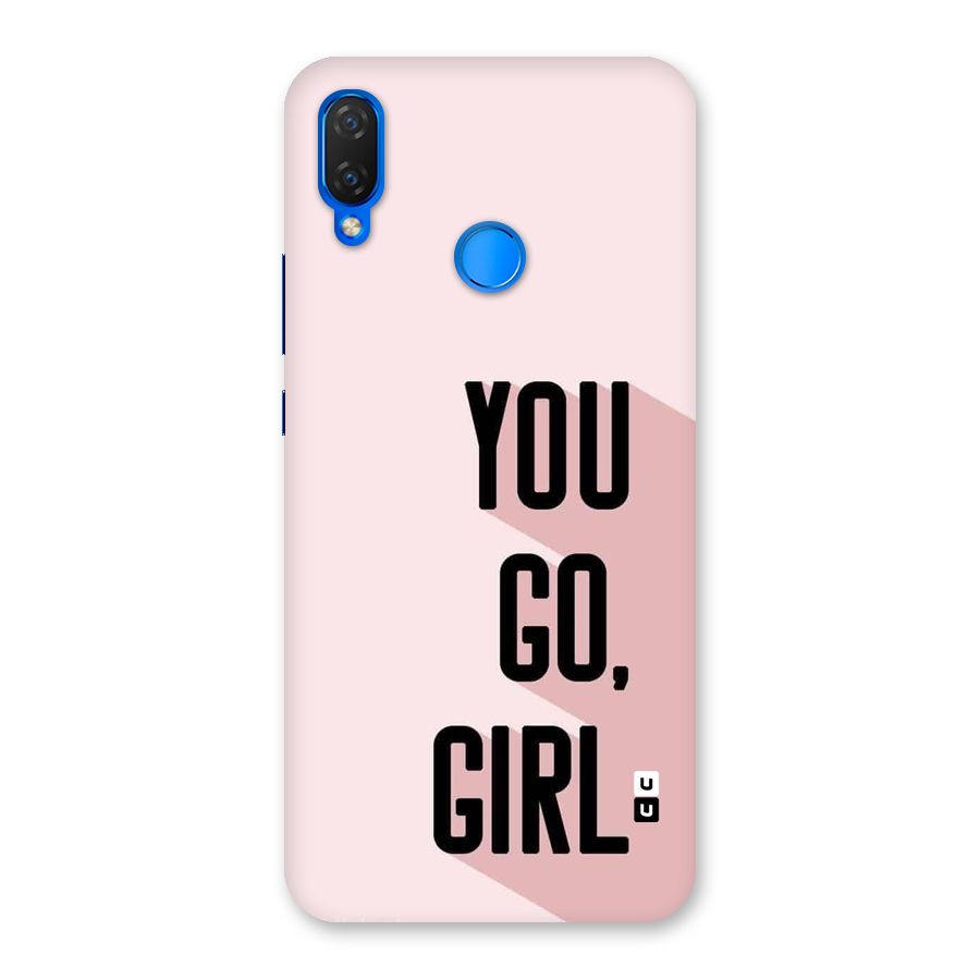 You Go Girl Shadow Back Case for Huawei P Smart Plus