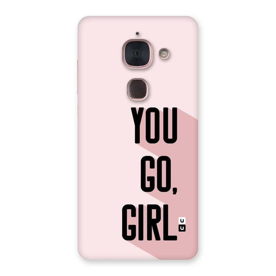 You Go Girl Shadow Back Case for Le Max 2