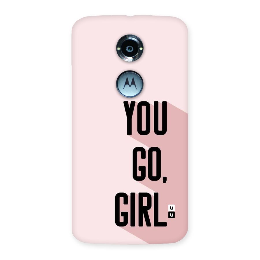 You Go Girl Shadow Back Case for Moto X2