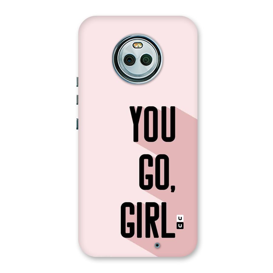You Go Girl Shadow Back Case for Moto X4