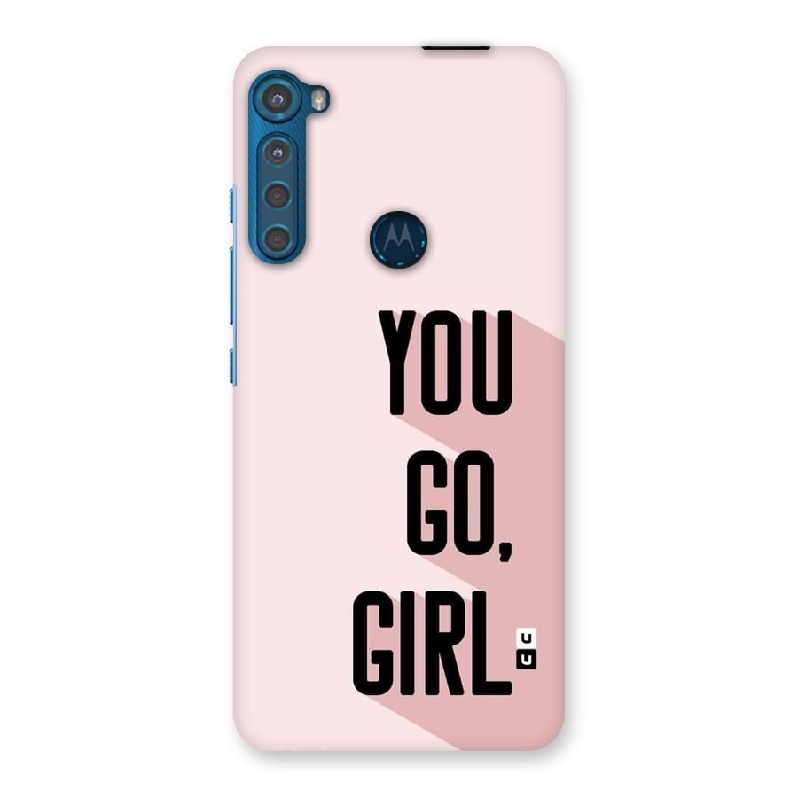 You Go Girl Shadow Back Case for Motorola One Fusion Plus